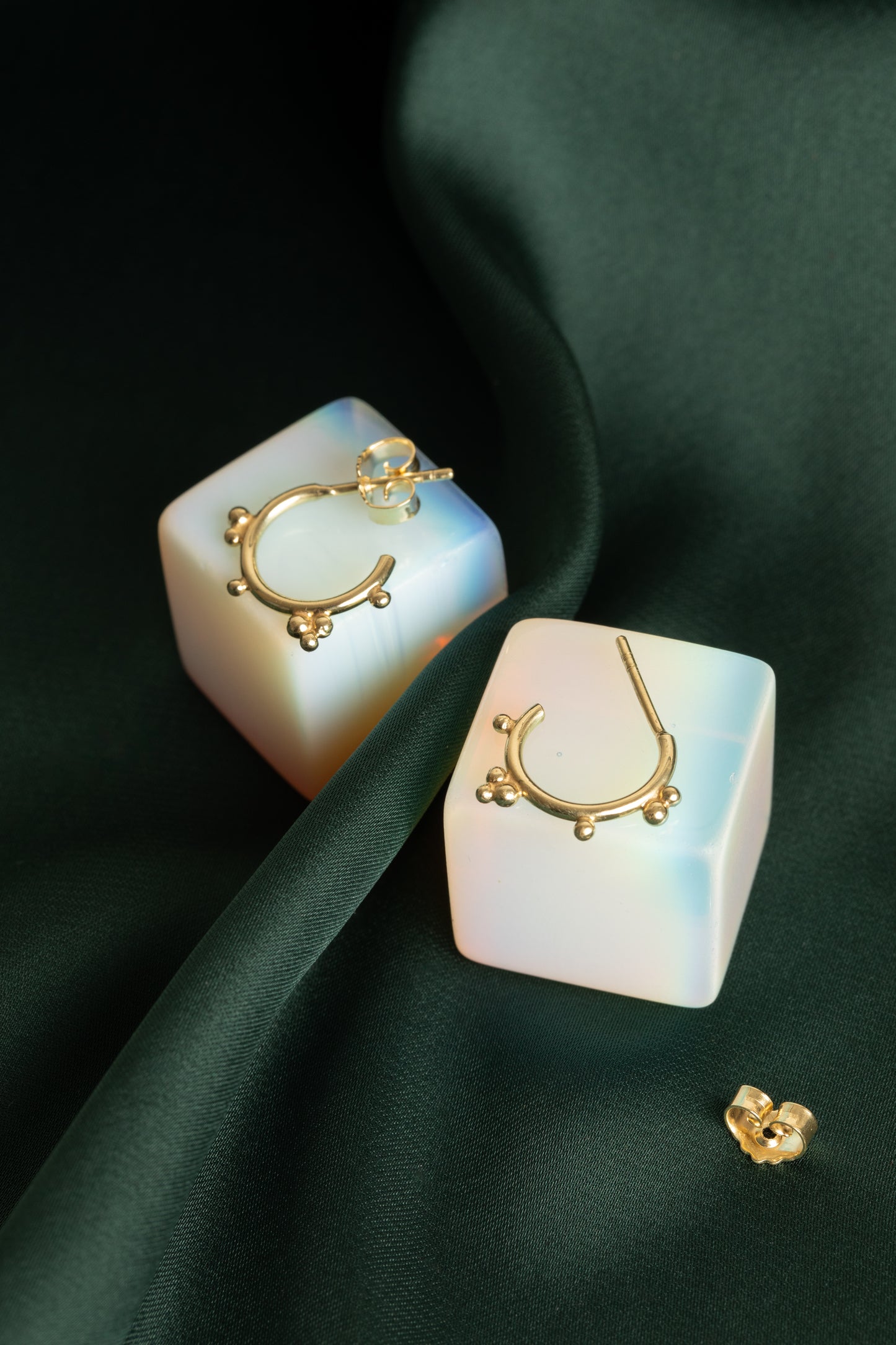 Morning Dew Mini-Hoop Earring