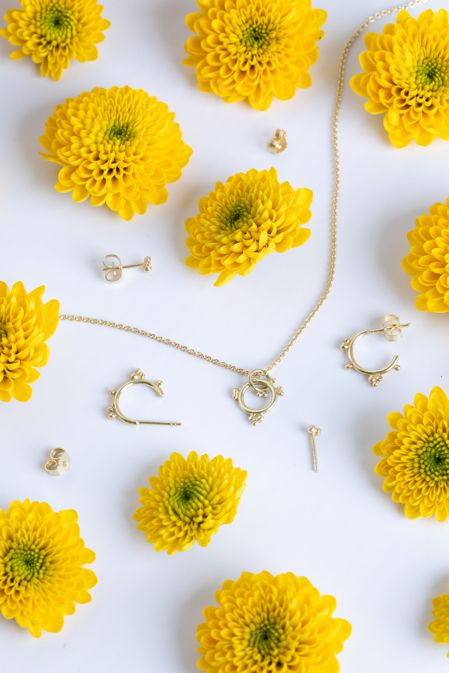Morning Dew Mini-Hoop Earring
