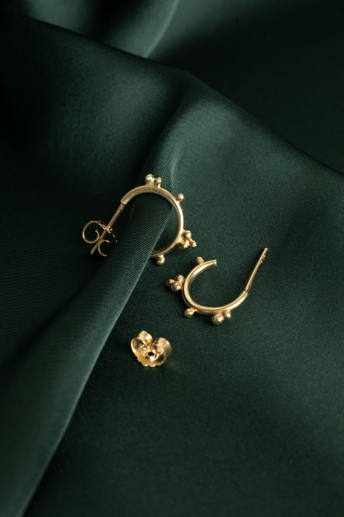 Morning Dew Mini-Hoop Earring