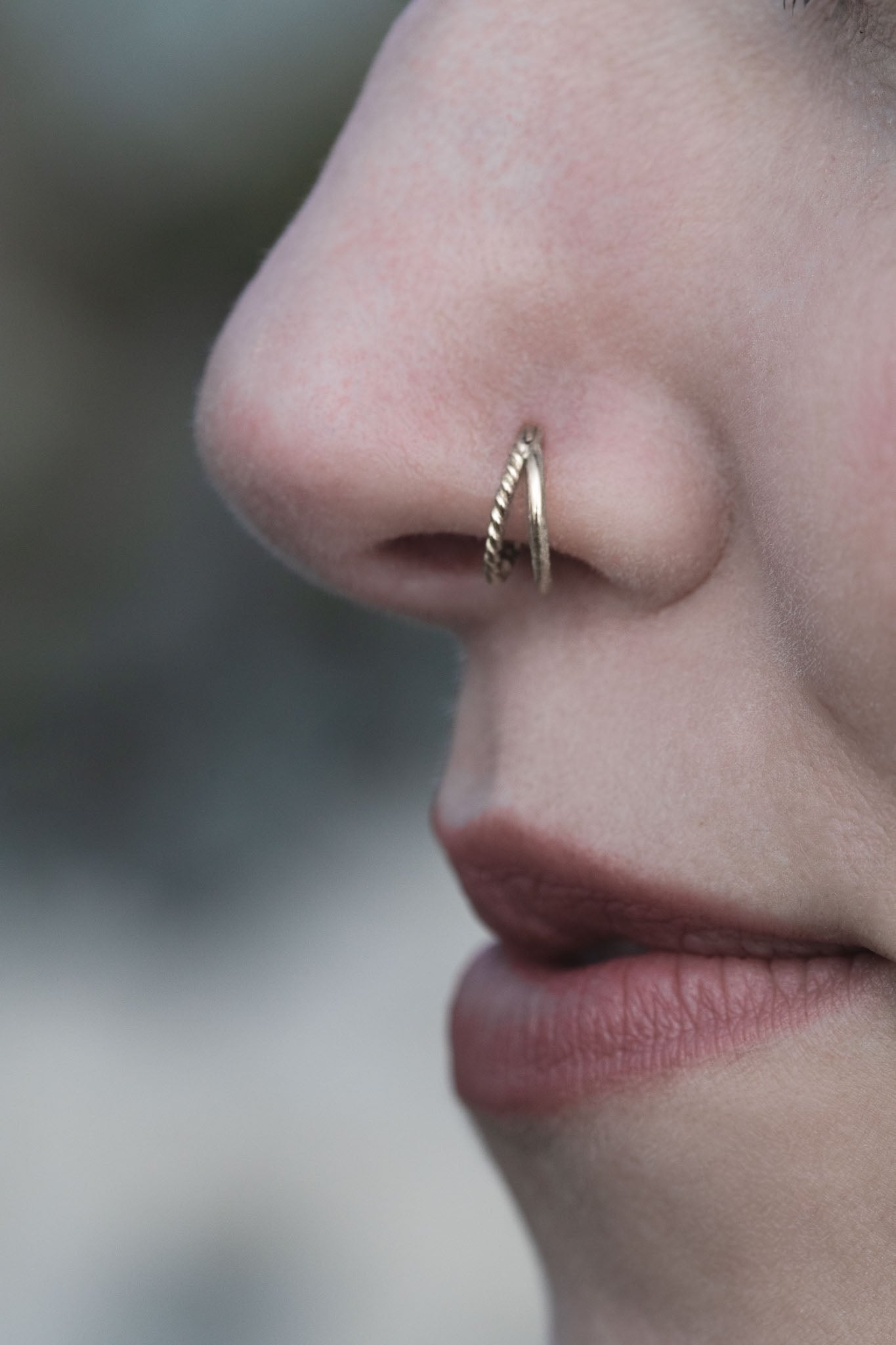 Double Nose Ring