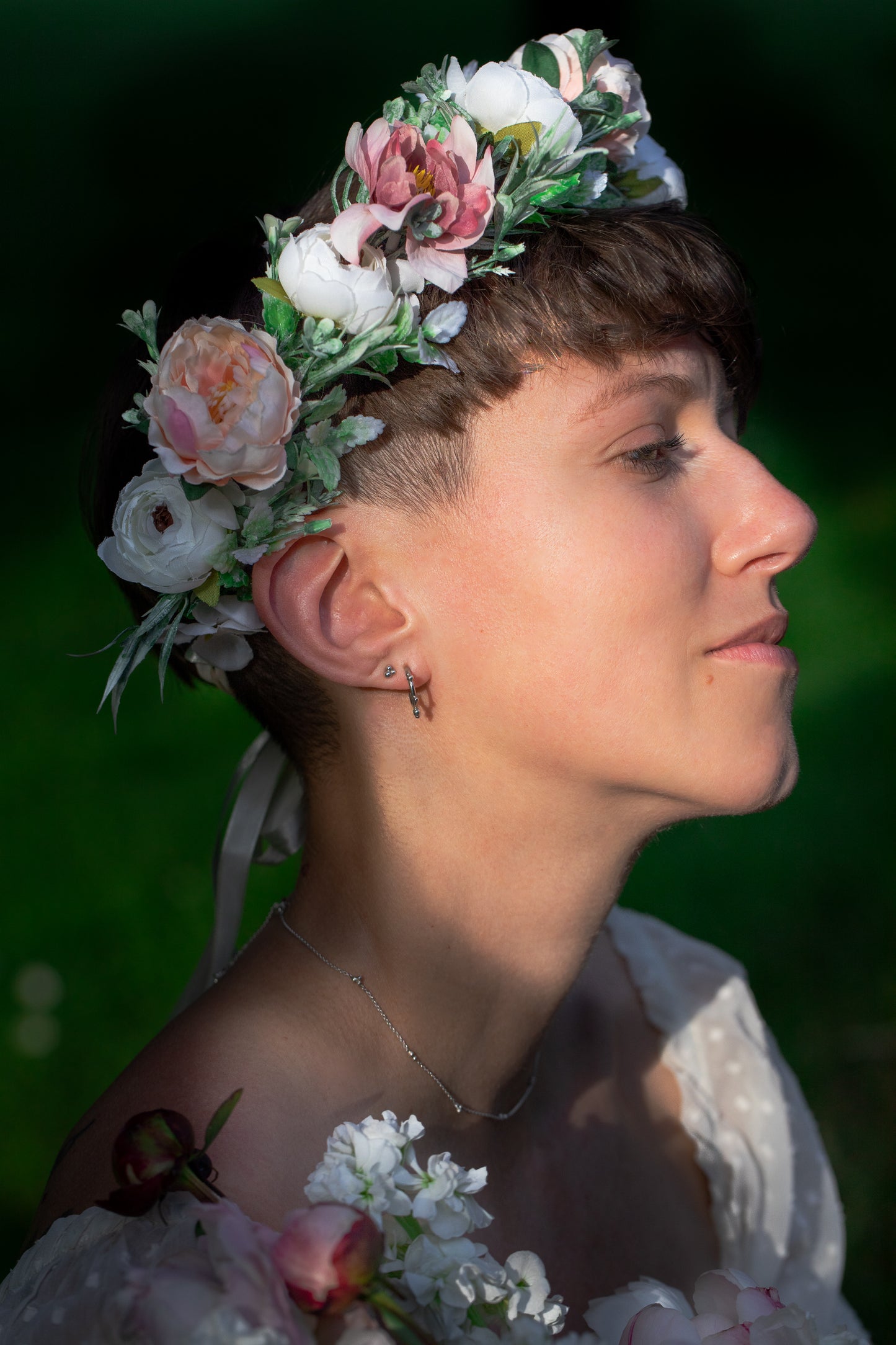 Morning Dew Mini-Hoop Earring